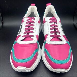 PINK LADY SLIPPER BY ALKAWTHER GERYCH Size 7 Vary Good Condition Hand Made